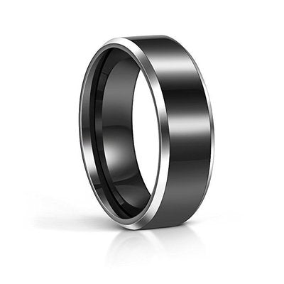Titanium ring men's ring