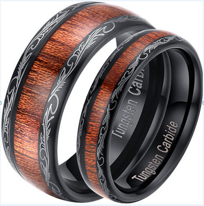 Men and Women Wood ring