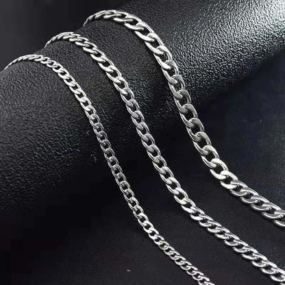 Stainless Steel Chain Necklaces for Women Men Long Hip Hop Necklace On The Neck Fashion Jewelry Accessories Friends Gifts
