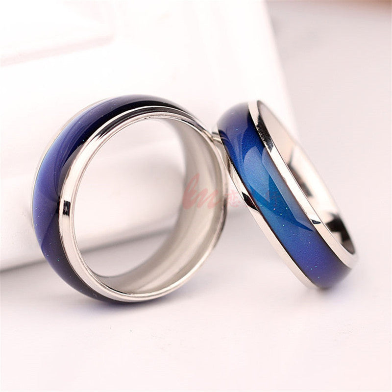 Fashion Changing Color Adjustable Mood Ring