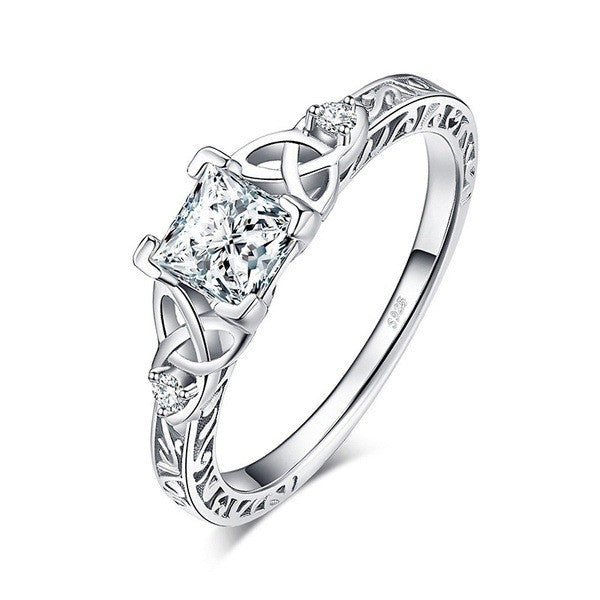 Woman's Engagement Ring Wedding Ring