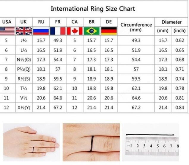 Hearts and Arrows Zircon Engagement Rings Europe and America Personality Colors Rings Ornaments
