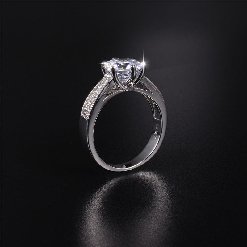 Wedding Rings Jewelry for Women Simulated Diamond Engagement Ring