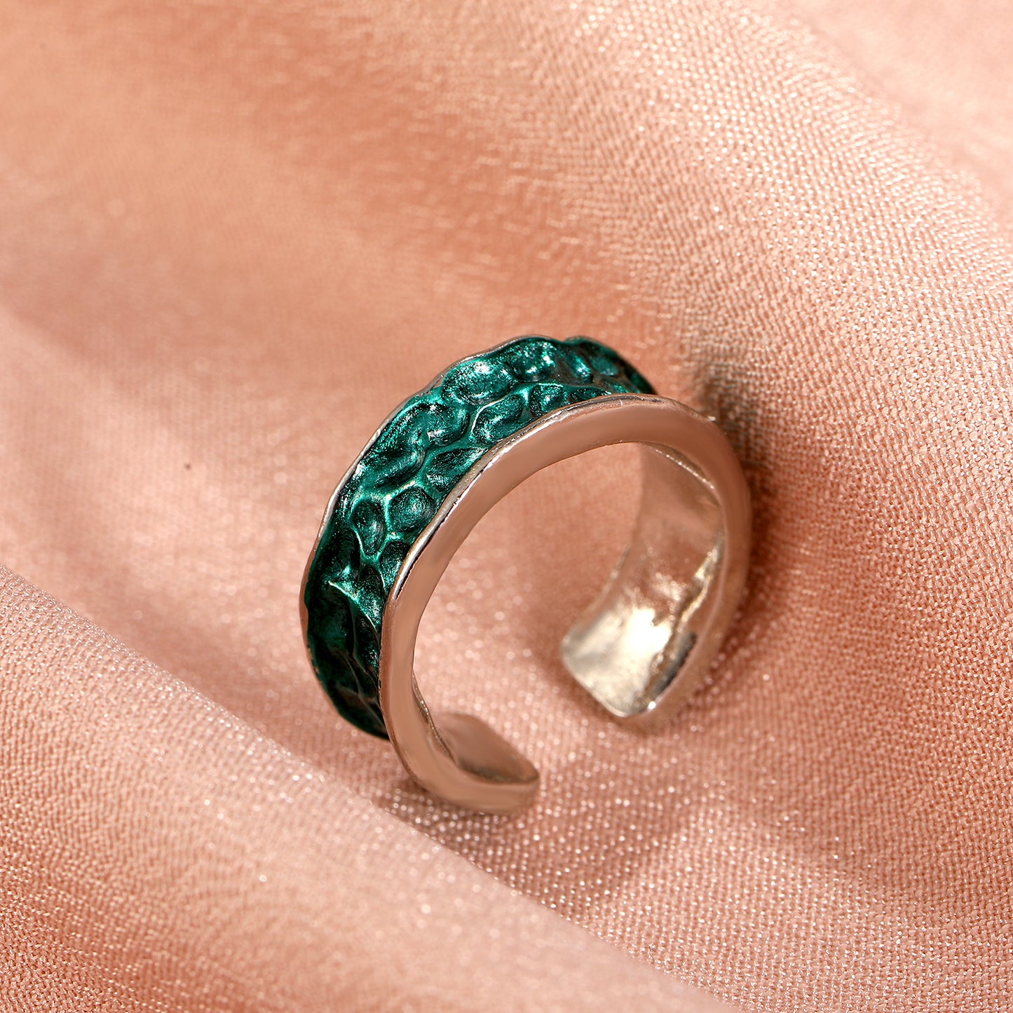 Dark Green Ring Women's Niche Design