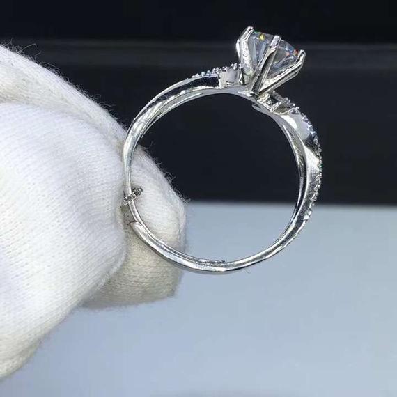 Zircon Ring Engagement Ring