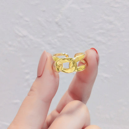 Female Simple Design Sense Index Finger Ring