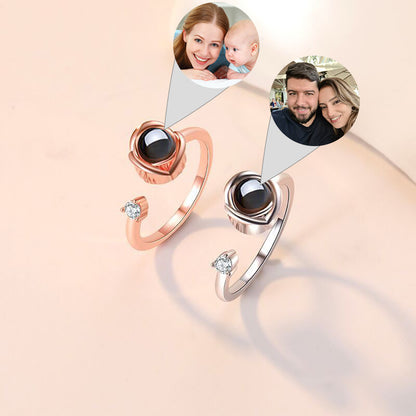 Projection Custom Couple Rings For Men And Women