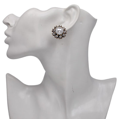 Simple Fashion Rhinestone Earrings