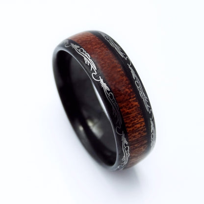 Men and Women Wood ring