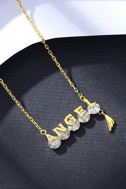 ANGEL Zircon 925 Sterling Silver Necklace