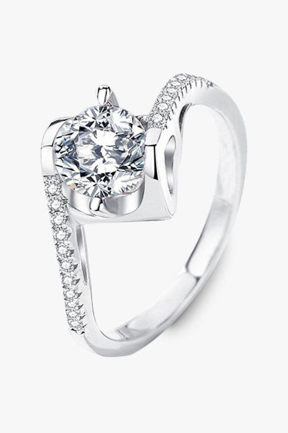 Darling You 925 Sterling Silver Moissanite Ring