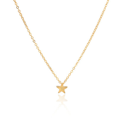 Gold Heart Necklace for Women