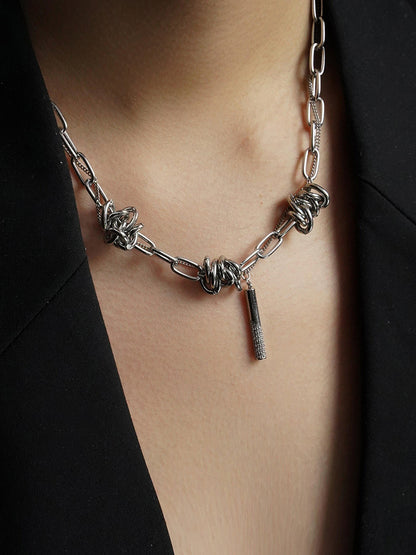 Thorns necklace 2021 new female generous and small design high-end clavicle chain INS hip hop