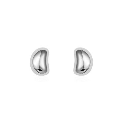 2021 new 999 sterling silver butterfly ear naked female minimally smiling face earrings anti-allergy vessel earrings wholesale