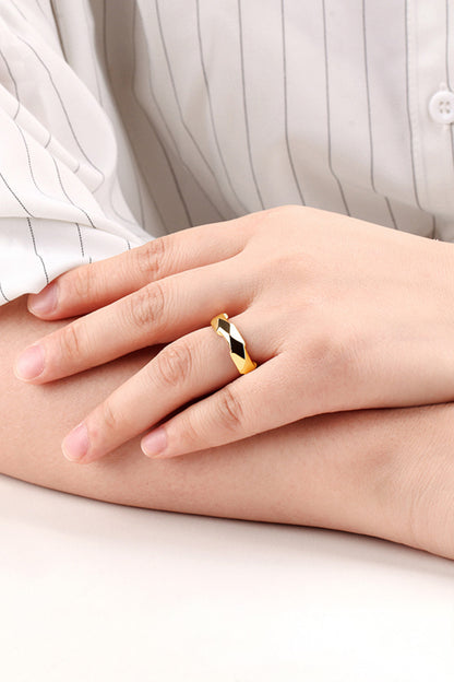 18K Gold-Plated Copper Ring